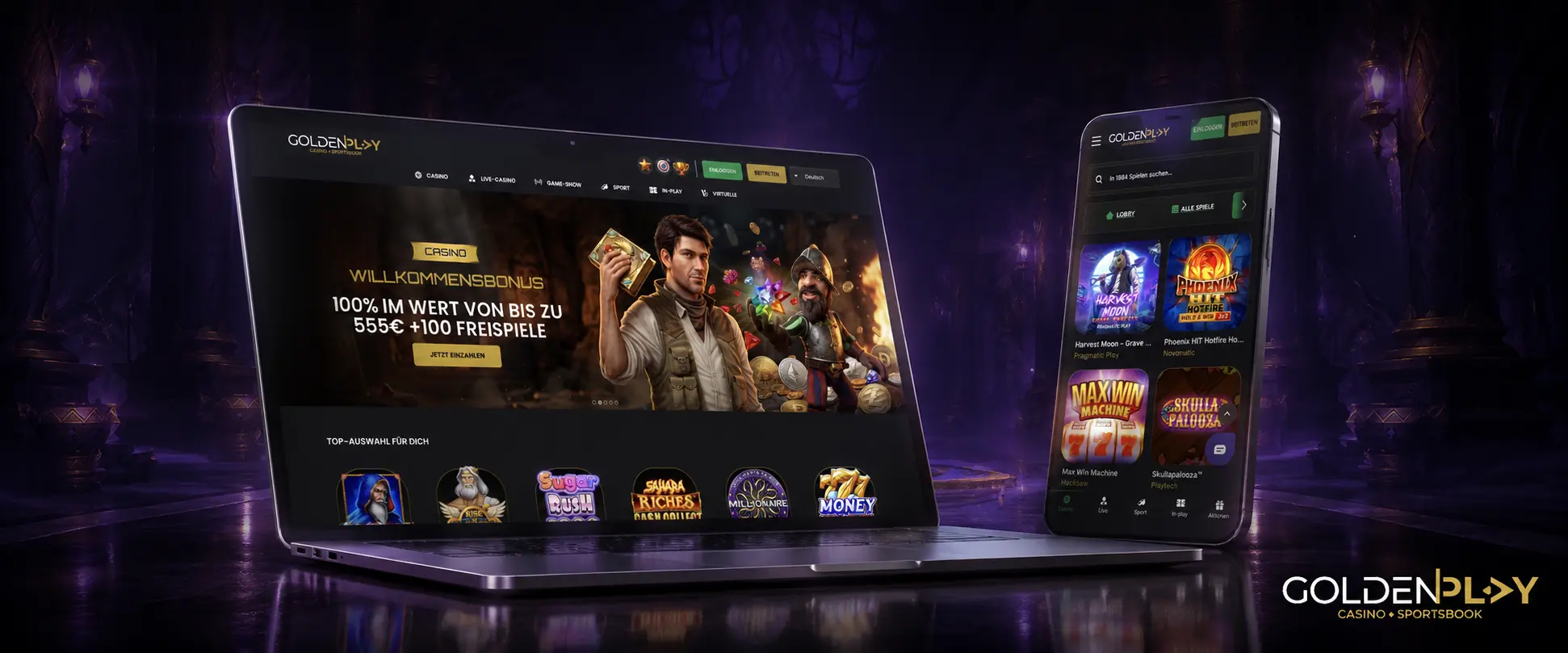Golden Play Casino Spielbibliothek
